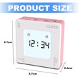 thumbnail image 2 of 1 Uds. Conjunto personalizado flip vibración recordatorio temporizador Flip reloj despertador con cuenta atrás, 2 of 6