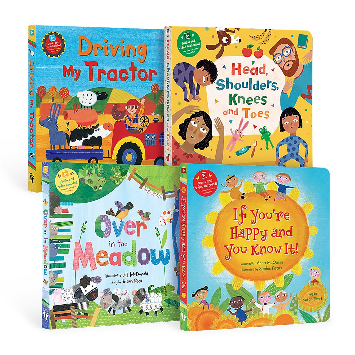 Barefoot Books Kindergarten Transportation Singalongs Book Bundle