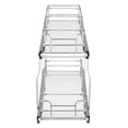 thumbnail image 6 of Pull Out Cabinet Organizer 8.5"x21", Slide Out Pantry Shelves, Steel Roll Out Drawers, Under Sink Storage, 10"x22" Install Size, Adjustable Dividers, 6 of 9