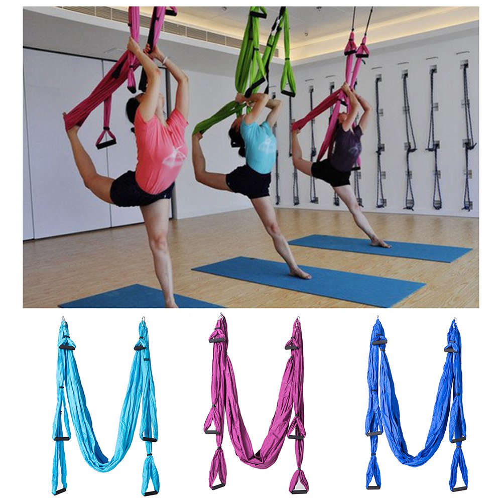 Aerial Yoga Hammock 6 Handles Strap Home Gym Hanging Belt Walmart Canada
