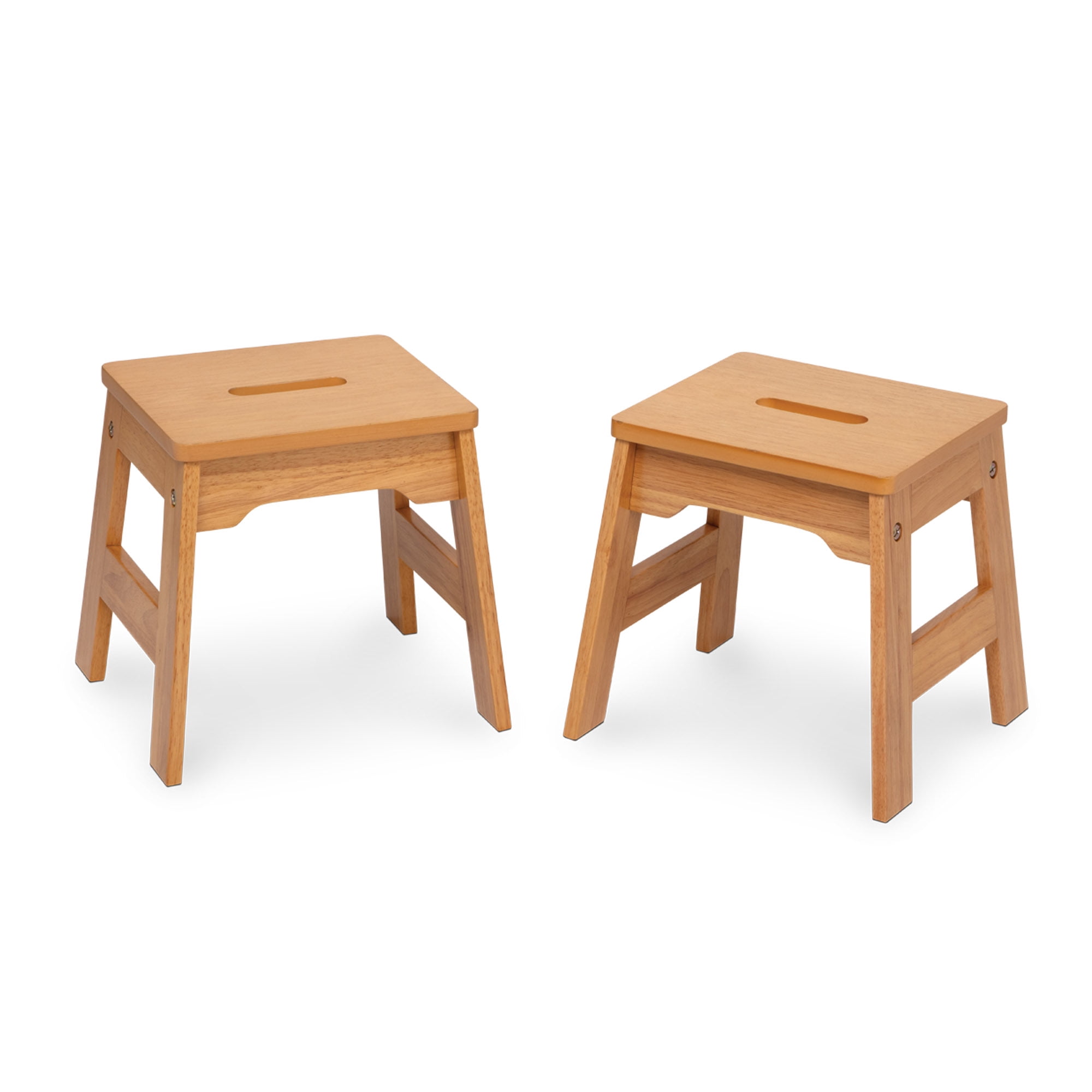 Melissa & Doug Wooden Stools, Multicolor, 2 Count