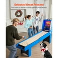 thumbnail image 6 of KFFKFF 8' Scoring and Rolling Traditional Arcade Game Table, Indoor Arcade Equipment with Digital Scorekeeper, Sound, Auto Ball Retrieval for Family Fun, 4 Balls Provided, 6 of 9