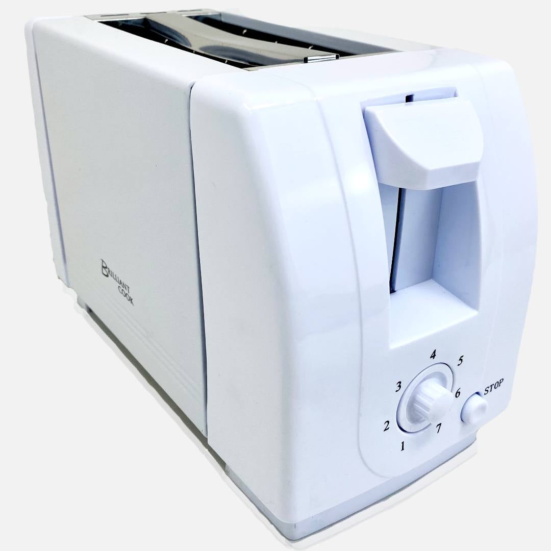Brilliant Cook Compact Smart 2 Slice Toaster