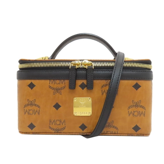 Pre-Owned MCM Logo Handbag, PVC, Women's