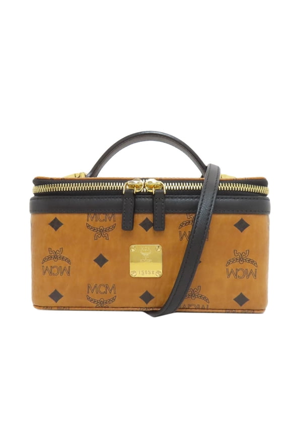 Pre-Owned MCM Logo Handbag, PVC, Women's