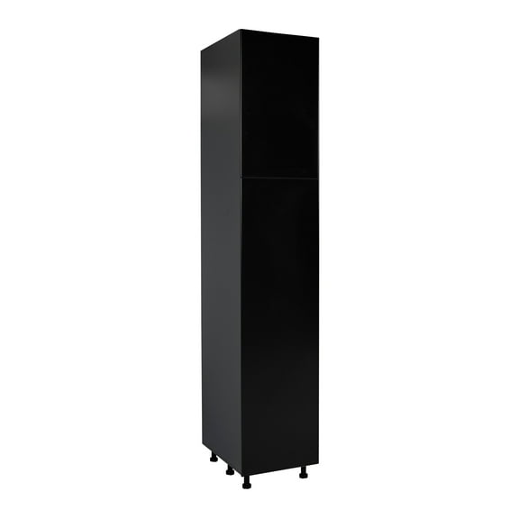 18" x 96" Utility Cabinet-Double Door-with Black Matte door