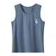 thumbnail image 3 of Camiseta de tirantes de cuello redondo para niño grande, de verano, de color liso, informal, con parte inferior holgada, para exteriores, de poliéster., 3 of 5
