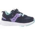 thumbnail image 6 of Saucony Unisex-Child Jazz Lite 2.0 Sneaker Little Kid 4-8 Years 4 Little Kid Navy/Purple/Turq, 6 of 8