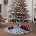 thumbnail image 4 of Sikiie french Bulldog Face Nativity Christmas Tree Skirt, Jesus Christian Winter Holiday Tree Mat Decoration(30-48IN)48", 4 of 6