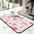 thumbnail image 2 of 2 Pack Washable Rubber Multicolored Flower Leaves Dish Drying Mats for Kitchen Counter Home Large Coffee Bar Pad Accessories and Decor for Utensils Stemware (2pcs 19.5''x12''), 2 of 6