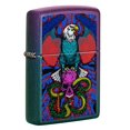 thumbnail image 1 of Zippo Eagle, Snake, Skull Design Iridescent Pocket Lighter, 1 of 10