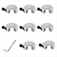 thumbnail image 1 of 8Pcs SBR16 Linear Rail Stop Collars Aluminum Alloy Shaft Limit Fixing Rings with Wrench,Linear Rail Shaft Stop Collars, 1 of 6