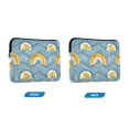 thumbnail image 7 of FORMRS 13-13.3 inch Laptop Sleeve Case Soft Carrying Quilted Computer Bag Cover, Light Blue Rainbow, 7 of 7