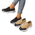 thumbnail image 5 of YOUYEDIAN Sneakers for Women Casual Round Toe Platform Fashion Slip On Sport Sneakers Versatile Comfy Breathable Outdoor Walking Shoes, 5 of 5