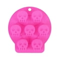 thumbnail image 3 of Silicone Ice Cube Tray Skull Mold For Halloween Parties Creative Chocolate Candy Making 16.6 X 15.3 X 1.86Cm 1Set, 3 of 4