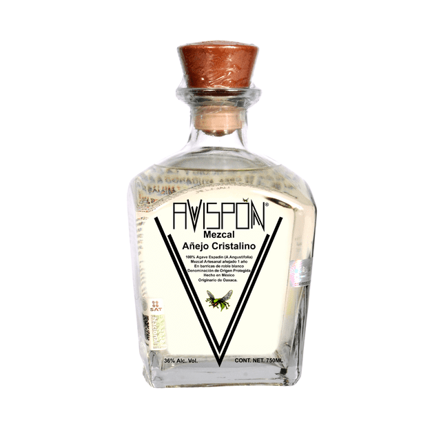 Mezcal Avispon Añejo Cristalino 750ml Avispon Espadin Añejo Cristalino