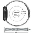 thumbnail image 3 of FIEWESEY Metal Band Compatible with Apple Watch 38mm 40mm 41mm Suitable for Women Men,Stainless Steel Strap Wristband Bracelet Compatible with Series SE/9/8/7/6/5/4/3/2/1(Silver,38/40/41mm), 3 of 6