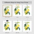 thumbnail image 4 of PixonSign&nbsp;Frameless Pastel Watercolor Lemon Wall Art, Set of 4 Nature Wilderness Wall Prints, Botanical Plants Floral Wall Décor, Fresh Fruits Poster Set Modern Art Home Decor - 8"x10", 4 of 5