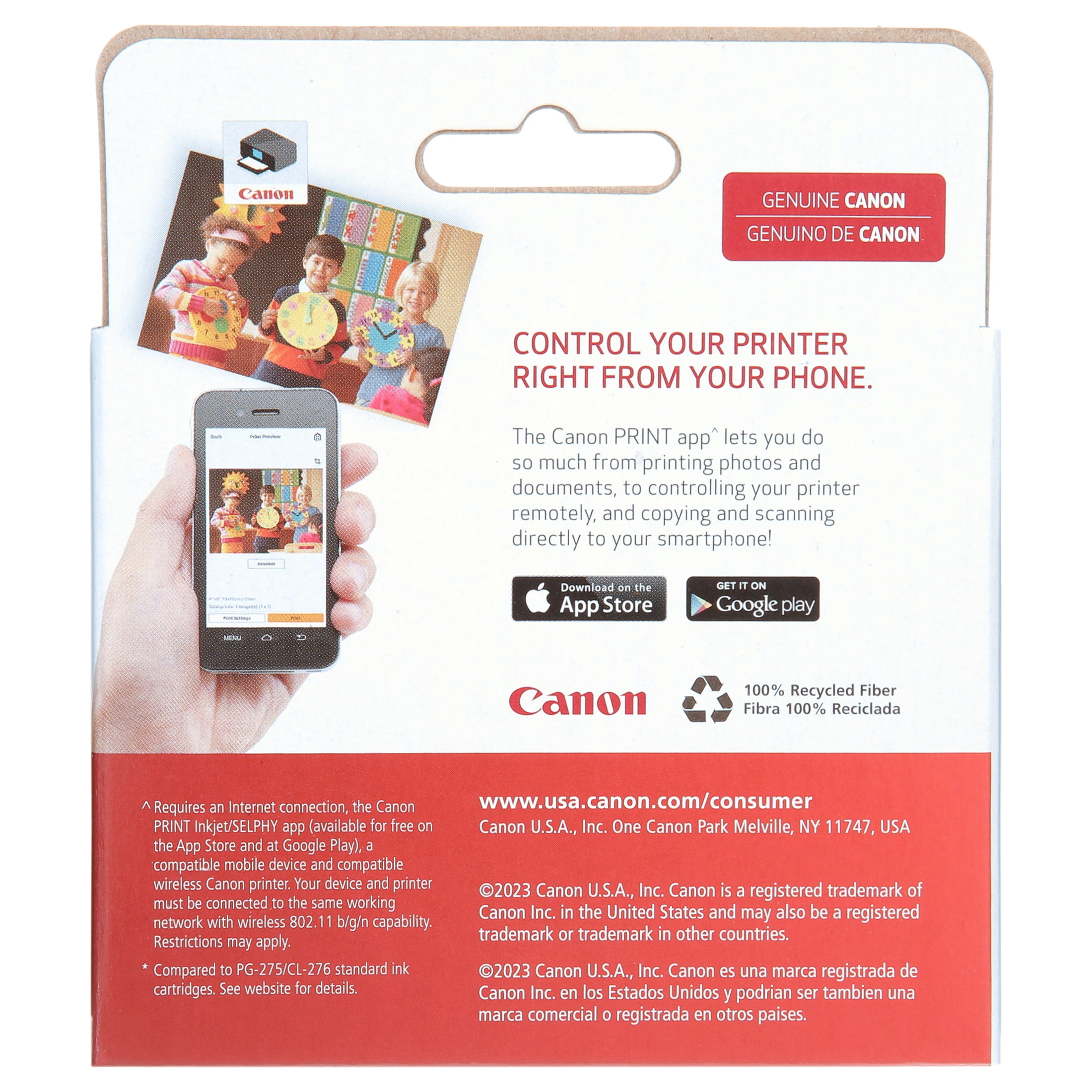 Canon PG275XL/CL276XL Ink Combo Pack - Black & Color Printer Ink Cartridges