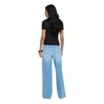 thumbnail image 4 of ONLY Camiseta de mujer - ONLVAL LIFE O-NECK TOP, cuello redondo, algodón, liso Negro XS (X-Small), 4 of 7