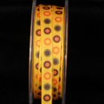 thumbnail image 2 of The Ribbon People Yellow and Orange Polka Dot Wired Craft Ribbon 0.25" x 108 Yards, 2 of 2