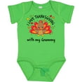 thumbnail image 3 of Inktastic I Love Thanksgiving with My Grammy-happy Turkey Boys or Girls Baby Bodysuit, 3 of 5