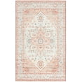 thumbnail image 2 of SAFAVIEH Arizona Mia Medallion Machine Washable Area Rug, Light Rust/Beige, 3' x 5', 2 of 8