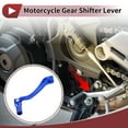 thumbnail image 2 of Unique Bargains Folding Motorcycle Gear Shifter Lever for Kayo T6 Aluminum Alloy Pedal Shift Lever Arm Blue Lever Blue Head with Silver Tone Ring, 2 of 6