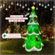 thumbnail image 2 of Inflable de Navidad árbol navideño christmas tree MEGA gigante con multi led ESTELAR DE 4m de alto Artego, 2 of 6