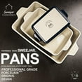 thumbnail image 2 of SWEEJAR Ceramic Bakeware-Set Baking-Dish Lasagna-Pans Casserole-Dish (Navy), 2 of 6