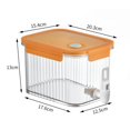 thumbnail image 4 of Hervidor frío grifo, de , jarra de agua para , de cerveza, de bebidas, jarra de agua fría con 5L Naranja perfecl Hervidor de agua fría, 4 of 8