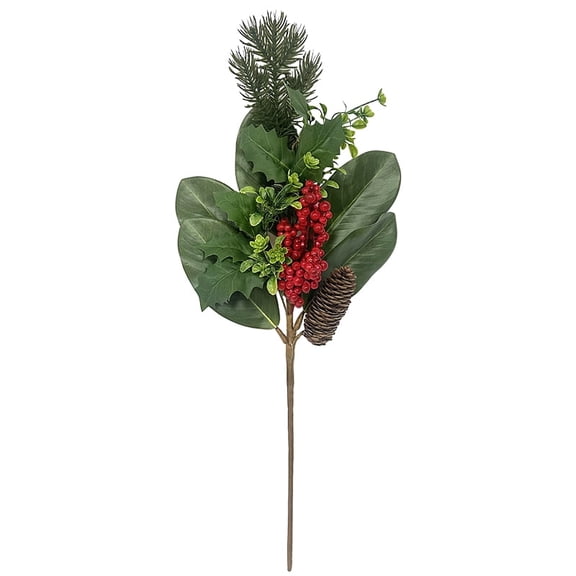 1pcs 23.62inch Artificial Magnolia Leaf - Fabric Christmas Tree Ornaments, Versatile for Christmas, Halloween, Thanksgiving, Valentine's, Earth Day, Hanging Winter Decorations