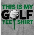 thumbnail image 2 of Golf Lover Funny Golfing Dad Joke Unisex Plus Fleece Graphic Sweatshirt Brisco Brands 5X, 2 of 5