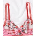 thumbnail image 5 of Pink Lingerie Set Floral Silk, 5 of 5