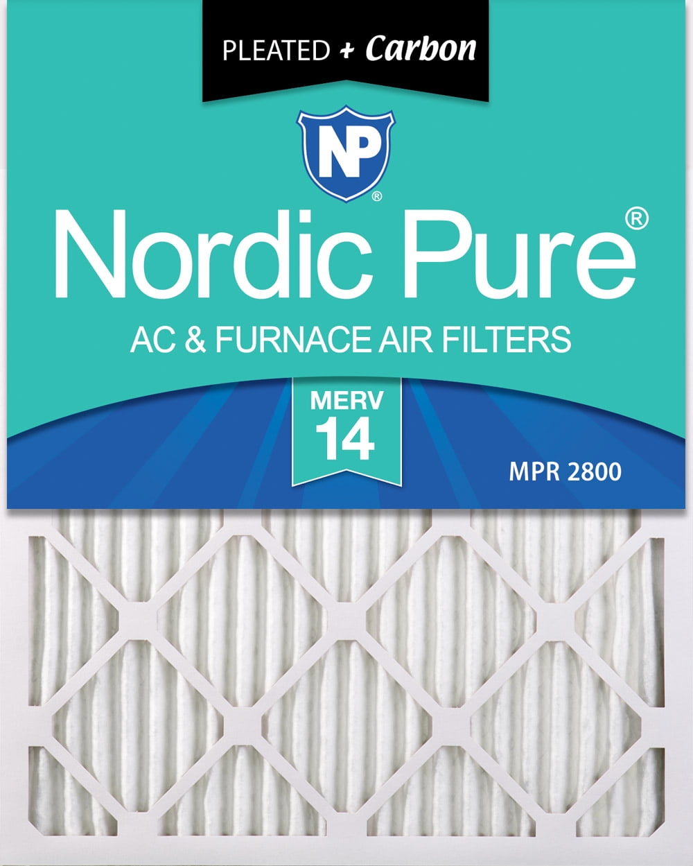 3 Pack 3 Piece Nordic Pure 12x18x1 MERV 12 Pleated AC Furnace Air Filters