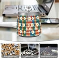 thumbnail image 6 of Yayeee Ashtray with Lid for Cigarette Smokeless Stainless Steel Home Ash Holder, Green Checkered Daisy, 6 of 7