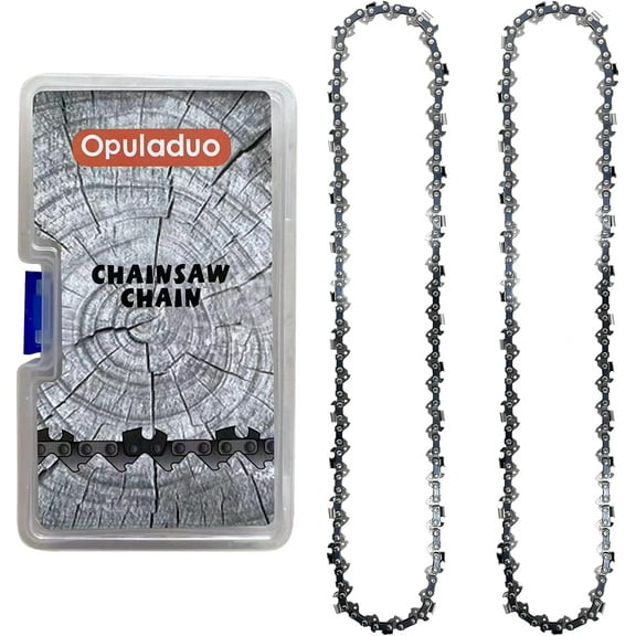 Opuladuo 2PC 16'' Chainsaw Chain Replacement for Stihl Husqvarna 61PMMC3-55, ( 16''- 3/8" - .043" Gauge - 55DL)