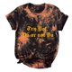 thumbnail image 1 of Camiseta de mujer, divertida y linda camiseta de manga corta, camiseta teñida con lazo, blusa, regalo para mujer Fridja  hjk5882, 1 of 8