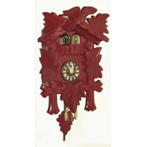 Kuckulino Black Forest Clock with quartz movement and cuckoo chime, turning dancers