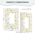 thumbnail image 5 of ZICANCN Outlet Covers Wall Plate, Easter Spring Decoration Light Switch Cover Decorative, Duplex Toggle Combo 1-Gang, 5 of 9