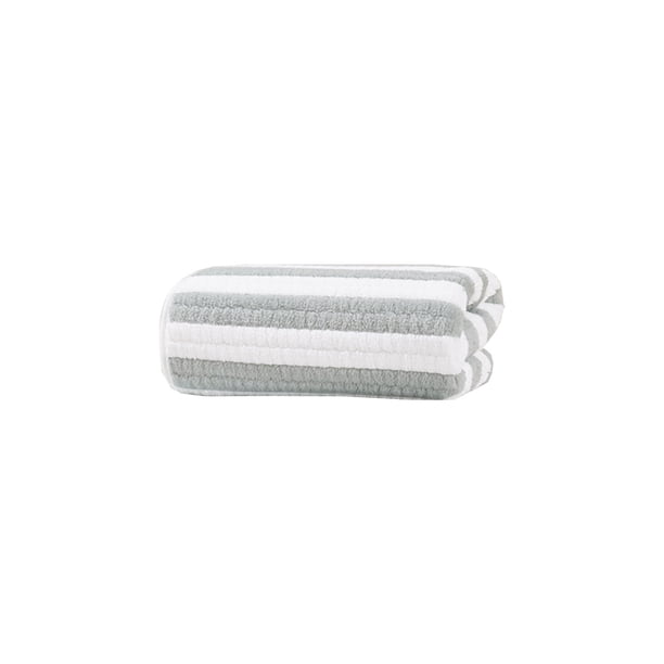 Toallas de Baño Grandes Toalla de Flanela a Rayas de Terciopelo, Toalla Nueva Seca Absorbente, Toalla Grande Debe Proporcionar una Experiencia Ultra Suave Tanto para el Hogar Como para los Viajes Toal