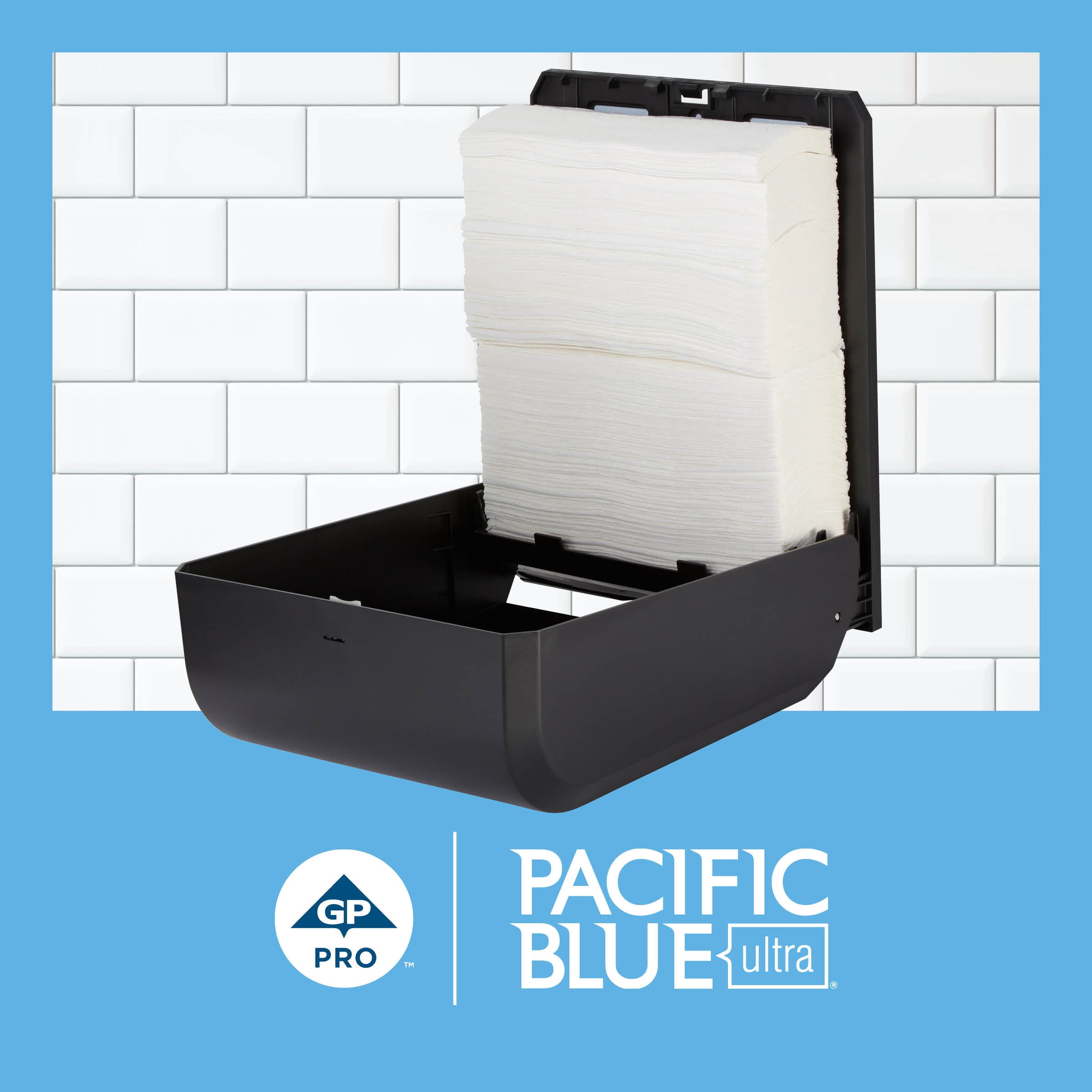 Pacific Blue Ultra® Z-Fold Paper Towels by GP PRO (Georgia-Pacific), White, 2,600 Towels Per Case