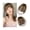 ALH001-4, variant on 100% Human Hair Wispy Bangs Clip in Hair Extensions Light Blonde Air Bangs Fringe with Temples Hairpieces for Women Daily Use