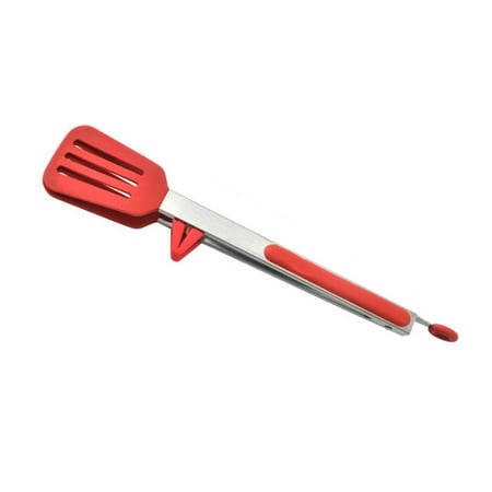 

Silicone BBQ Grilling Tongs Serving Food Clips BBQ Utensils Kitchen Cooking Tongs BPA Free for Kitchen Foods Bread Salad