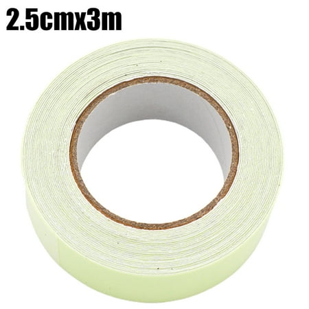 

Luminous Tape Self Adhesive Fluorescent Night Glow Security Stage Decor Safety Film Stickers Home Decoration(Green Light 2.5cmx3m)