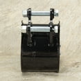 thumbnail image 4 of New 200mm Narrow Bucket Attachment for 1-1.8 Ton Mini Excavators 2-Teeth, 4 of 11