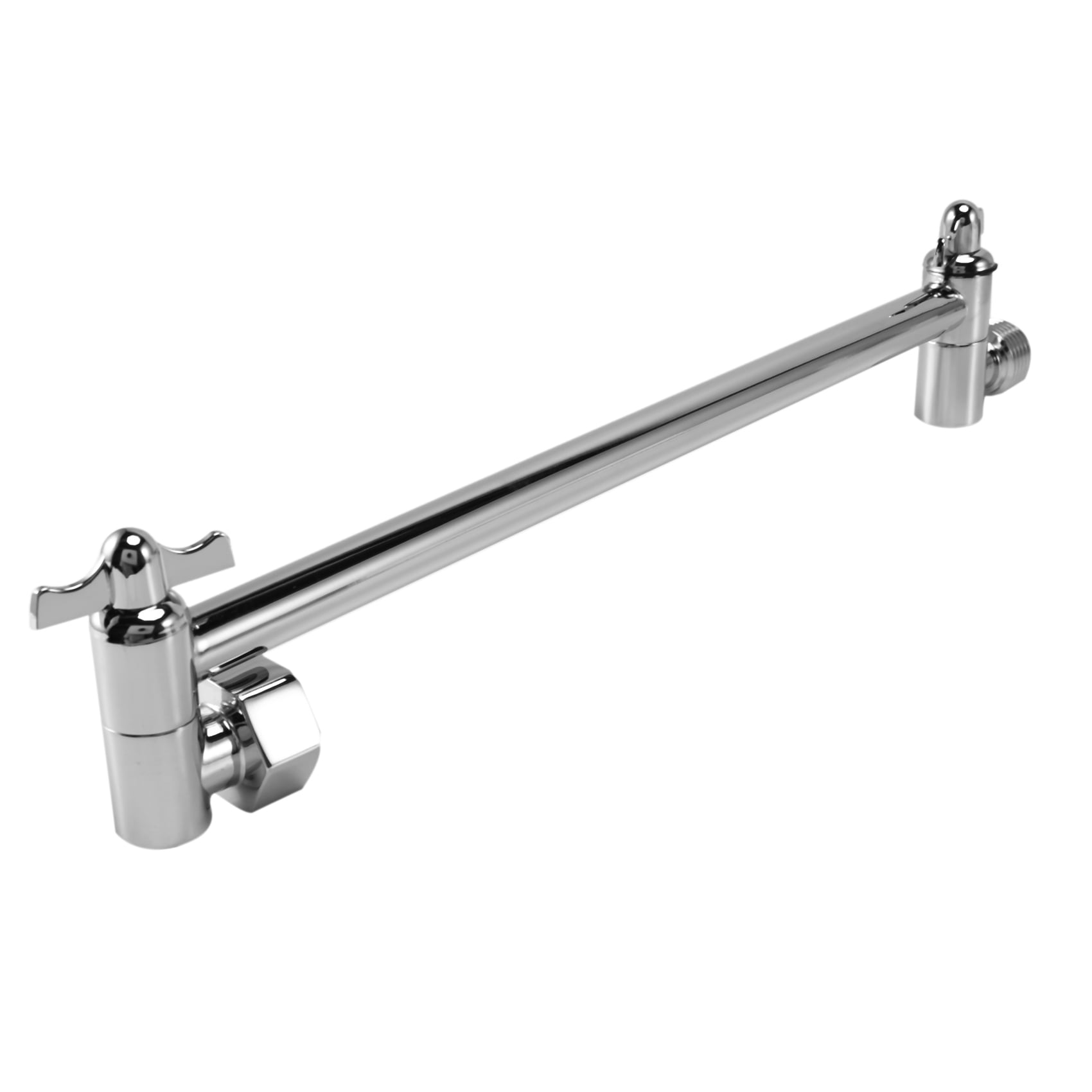 Adjustable Shower Head Extension Arm 10 Inch Brass Shower Arm Extender