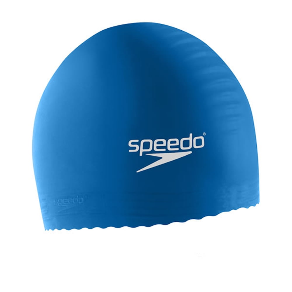 Speedo Blue Junior Solid Silicone Swim Cap F1 for sale online 