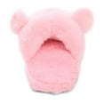 thumbnail image 3 of Funny Slippers piggy slippers for women Warm Animal Slippers Furry Pink Pig Slippers(8-10, Pink Pig), 3 of 5