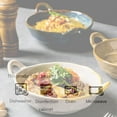 thumbnail image 4 of Qeeadeea Ceramic Bowl With Handle, Ramen Bowl Ceramic, Pho Bowls Large, Soup Bowl Microwave Safe, Udon Noodle Bowl-blue-20x16.5x6.5cm, 700ml, 4 of 7